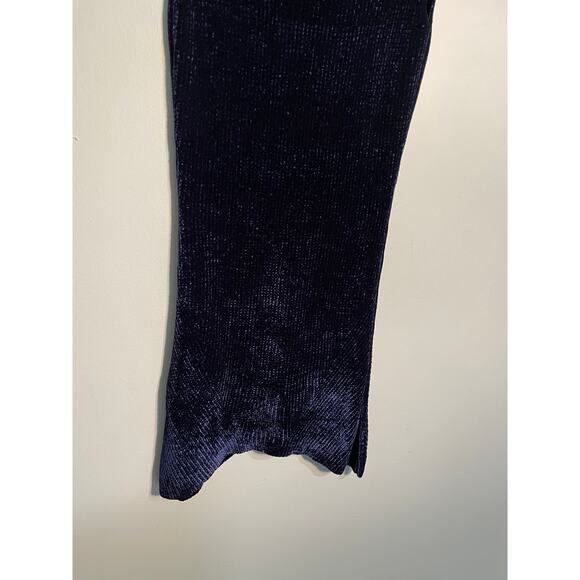 Alexander Wang Navy Blue Velvet Knit Sleeveless Tunic Top‎ One Size - Picture 7 of 9